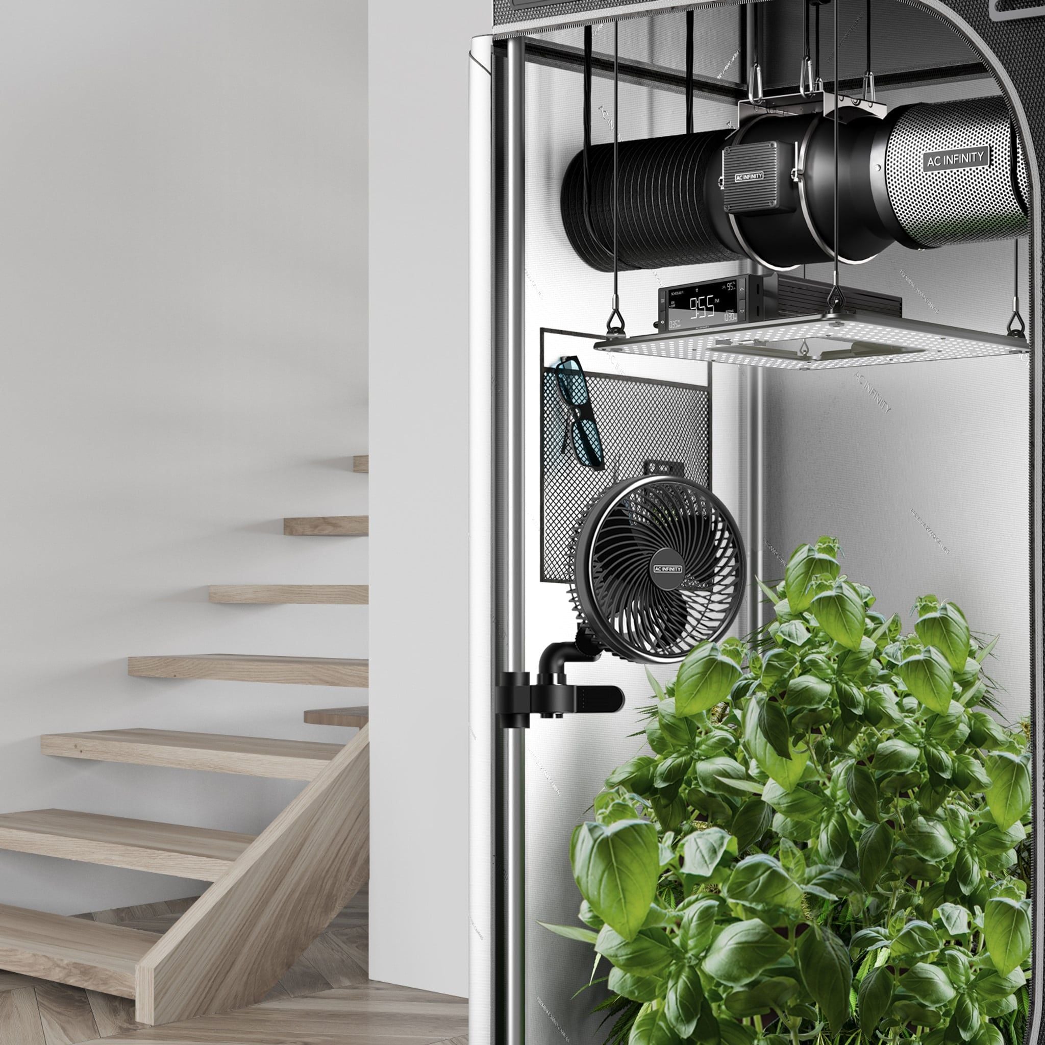 AC Infinity CLOUDRAY Grow Tent Clip Fan Auto Oscillation S6