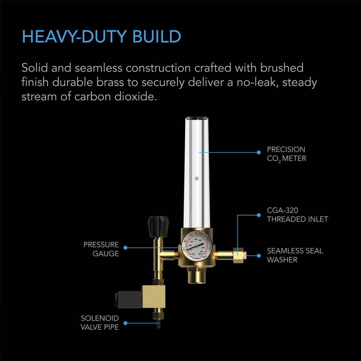 AC Infinity AC Infinity CO2 Regulator Smart Outlet Controller Heavy Duty