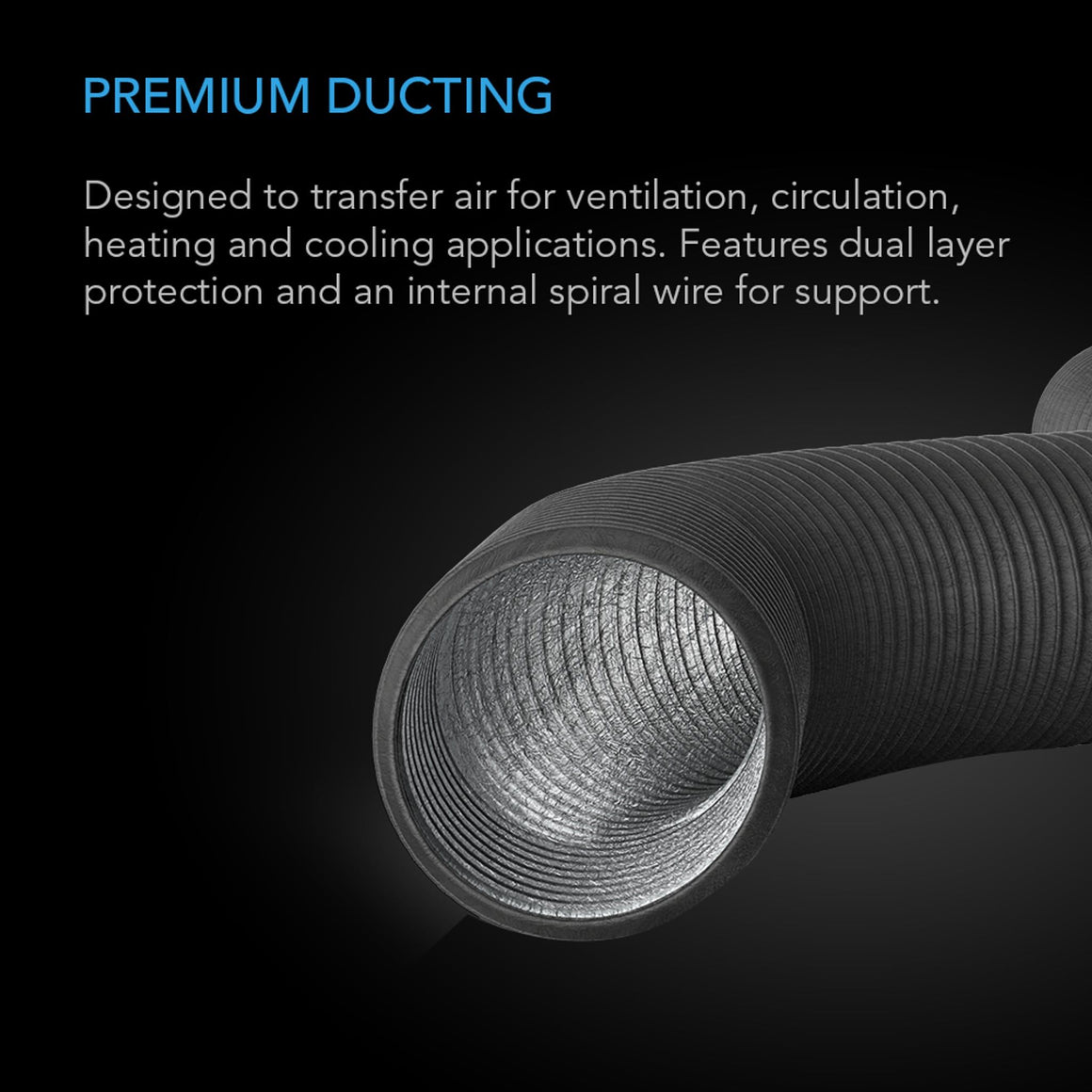 AC Infinity Flexible Four-Layer Ducting - (10" x 25')