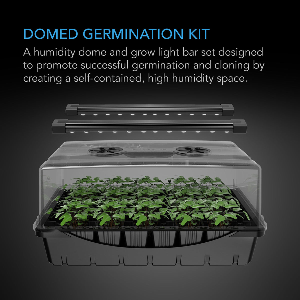 AC Infinity AC Infinity HDL5 5&quot; x 8&quot; Humidity Dome Germination Kit