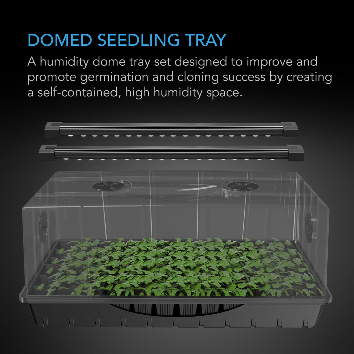 AC Infinity AC Infinity HDL7 6&quot; x 12&quot; Humidity Dome Germination Kit