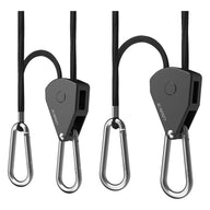 AC Infinity Heavy-Duty Adjustable Rope Clip Light Hanger — 1 Pair