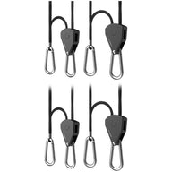 AC Infinity Heavy-Duty Adjustable Rope Clip Light Hanger — 2 Pairs