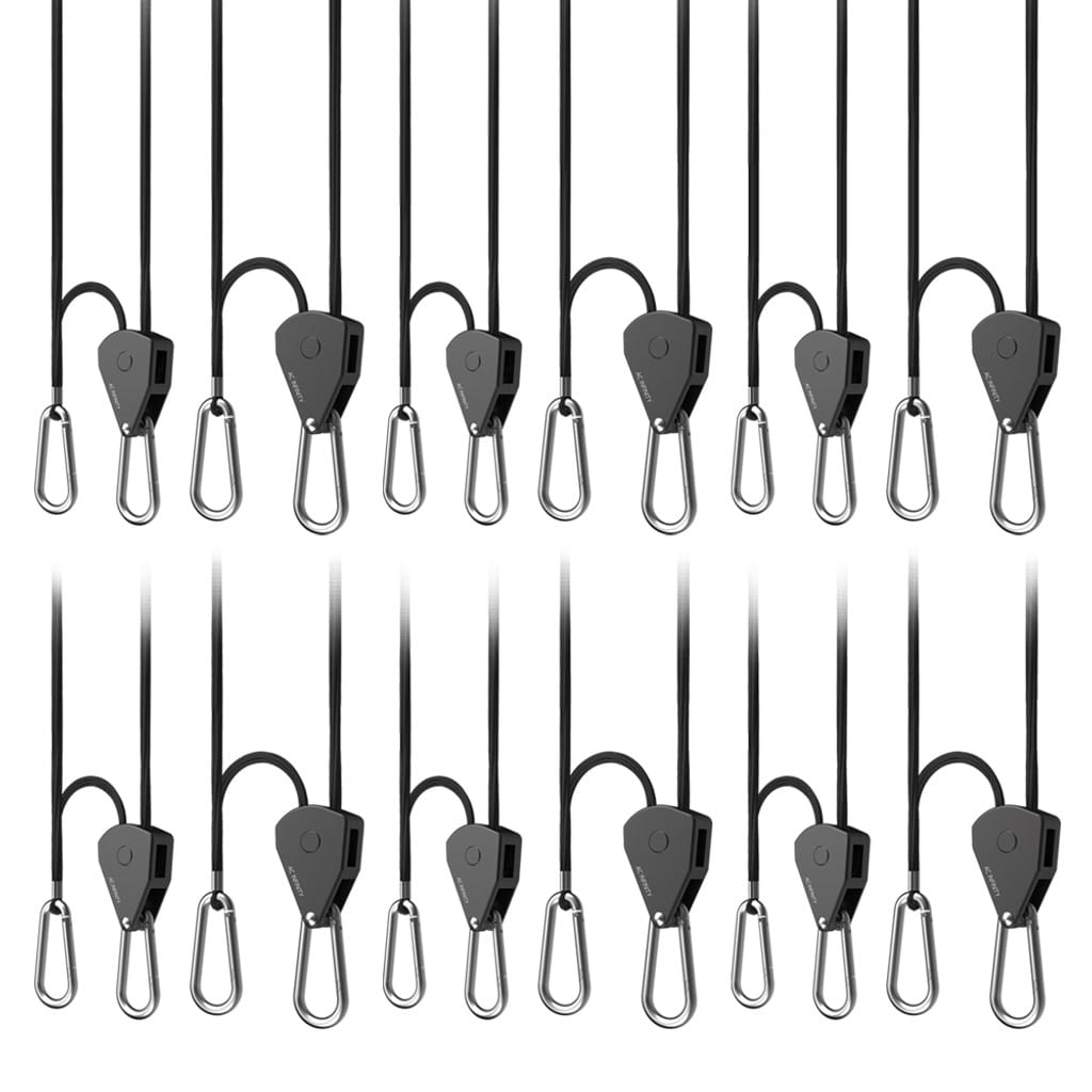 AC Infinity Heavy-Duty Adjustable Rope Clip Hanger 6 Pairs