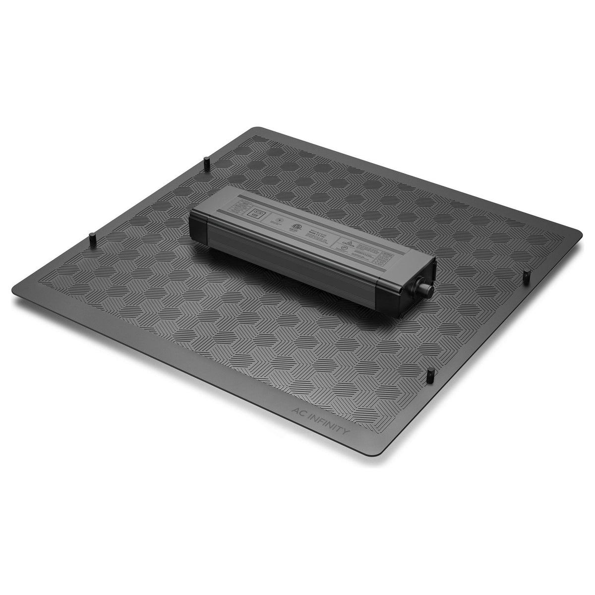 AC Infinity IonBoard S44 LED grow light with black textured base and central power supply.