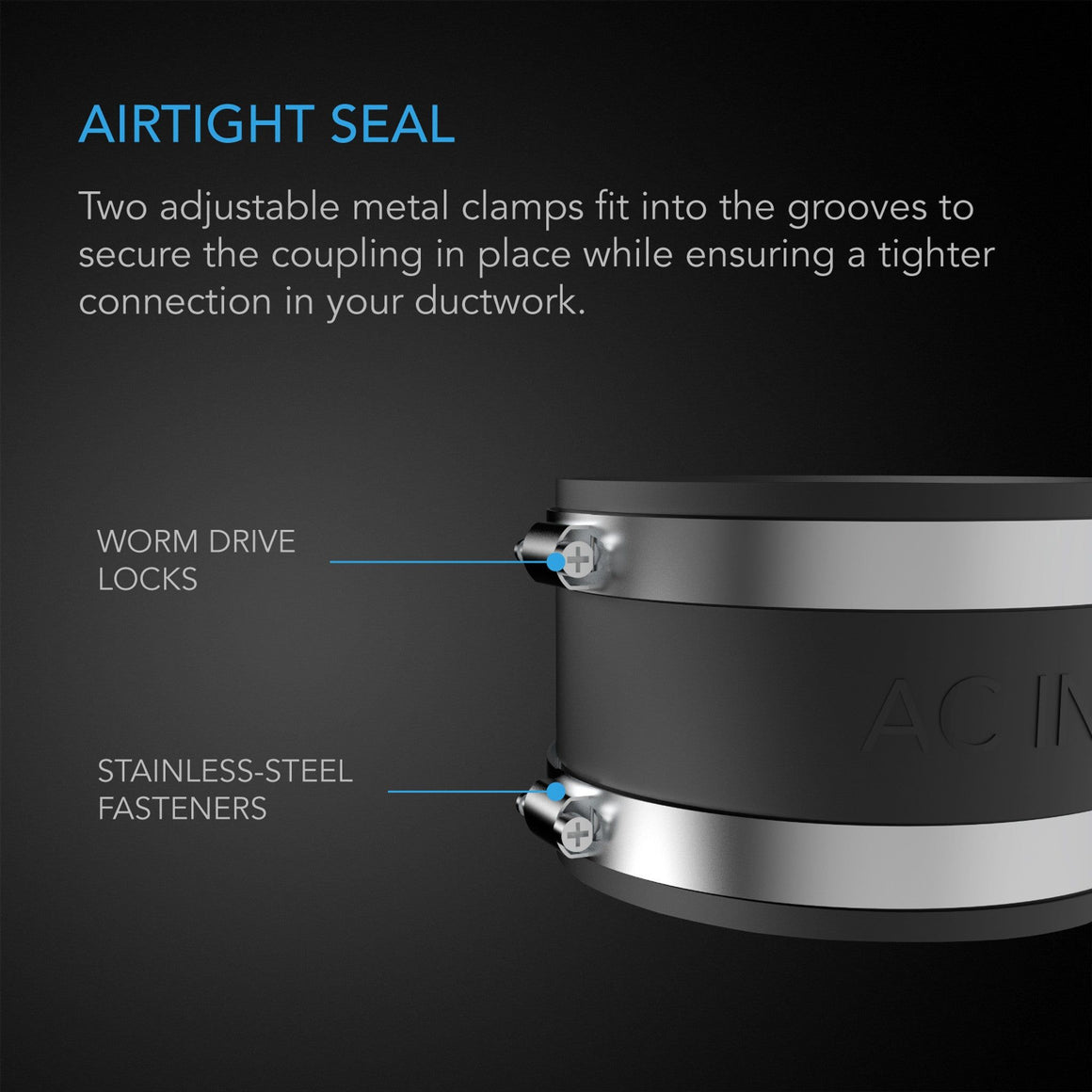 AC Infinity 4" Noise Reduction Clamp