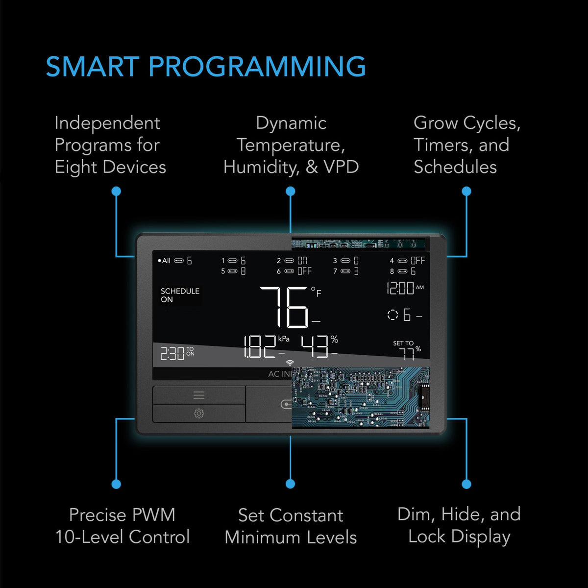 ACInfinity Smart Controller 69Pro Plus  Smart