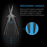 AC Infinity AC Infinity Stainless Steel Pruning Shear Trimming Scissors - With Trimming Kit Ergonomic