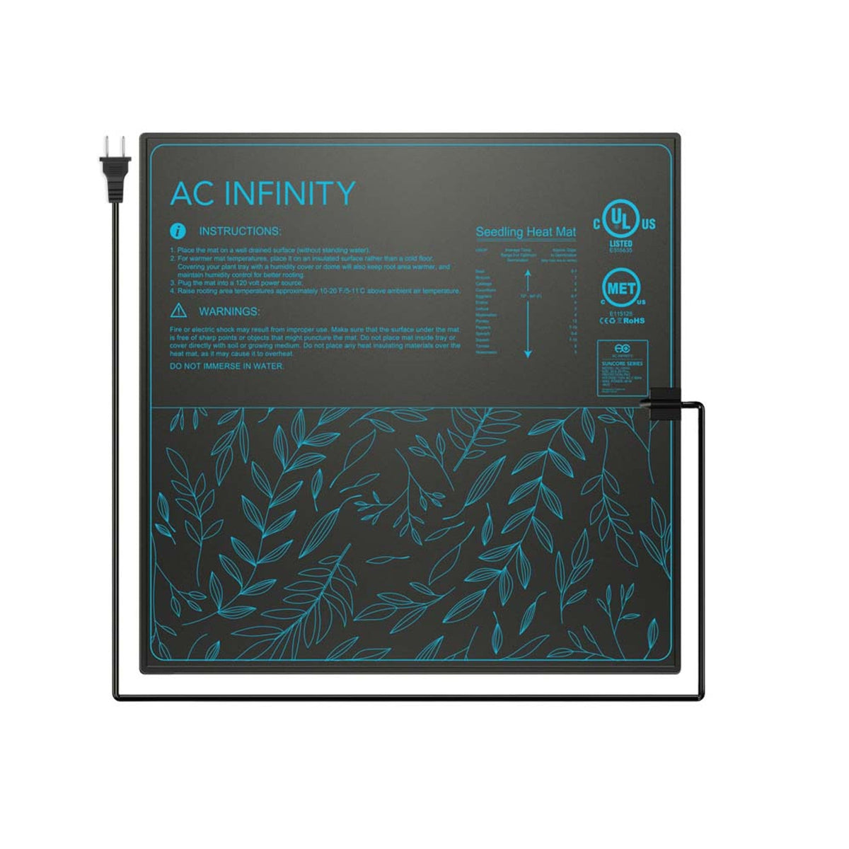 AC Infinity AC Infinity Suncore A5 20&quot; x 20.75&quot; Seedling Heat Mat