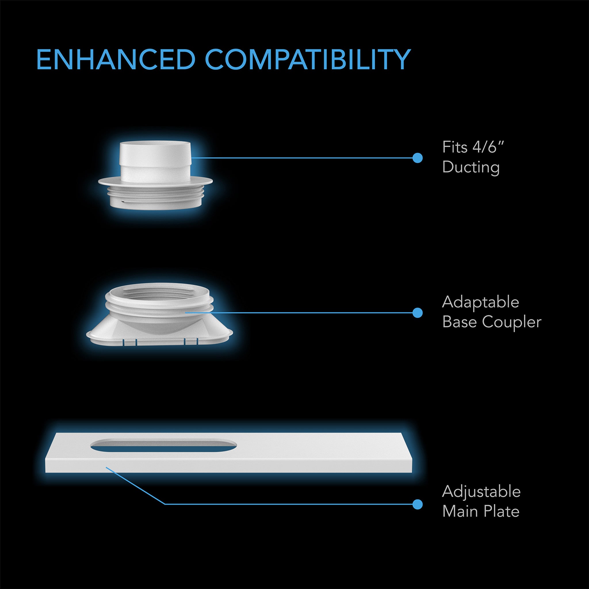 AC Infinity Window Duct Kit