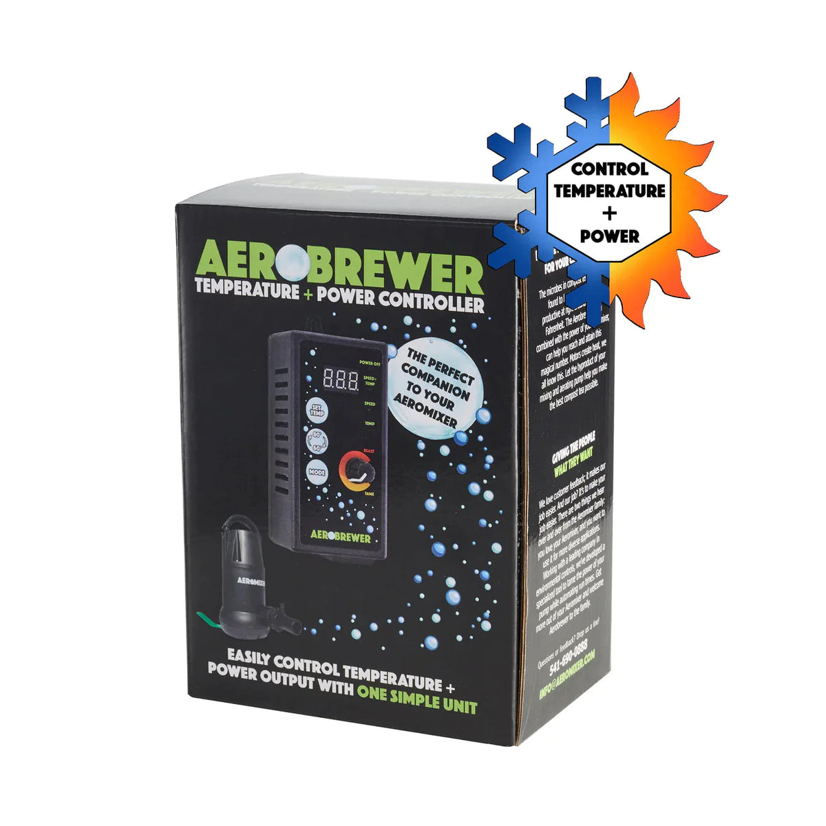 AeroMixer Aerobrewer: Temperature + Power Controller