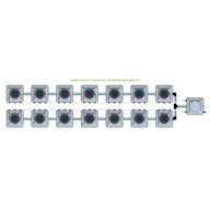 Alien Hydroponics AERO System- 14 Pot 2 Row Kit