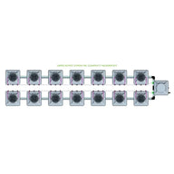 Alien Hydroponics AERO System- 14 Pot 2 Row Kit