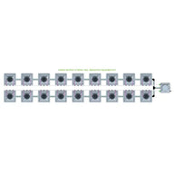 Alien Hydroponics AERO System- 18 Pot 2 Row Kit