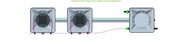 Alien Hydroponics AERO System- 2 Pot 1 Row Kit