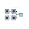 Alien Hydroponics AERO System - 4 Pot 2 Row