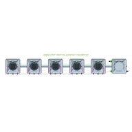 Alien Hydroponics AERO System- 5 Pot 1 Row Kit