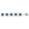 Alien Hydroponics AERO System - 5 Pot 1 Row