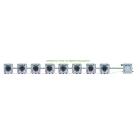 Alien Hydroponics AERO System- 8 Pot 1 Row Kit