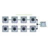 Alien Hydroponics AERO System - 8 Pot 2 Row