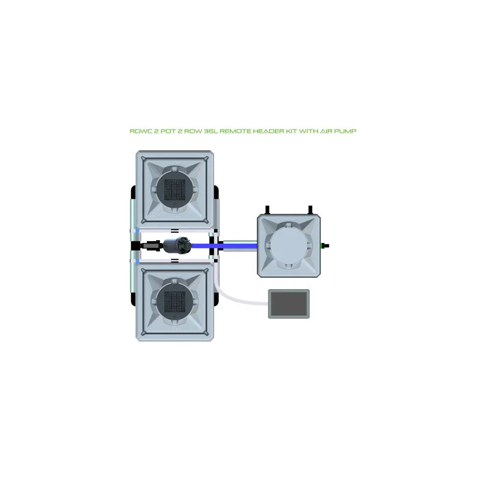 Alien Hydroponics RDWC - 2 Pot 2 Row