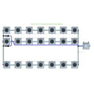Alien Hydroponics RDWC - 21 Pot 3 Row