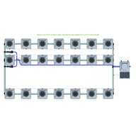Alien Hydroponics RDWC - 21 Pot 3 Row