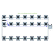 Alien Hydroponics RDWC - 21 Pot 3 Row