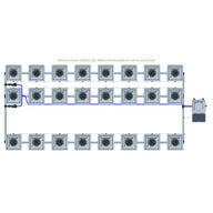 Alien Hydroponics RDWC - 24 Pot 3 Row