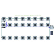 Alien Hydroponics RDWC - 24 Pot 3 Row