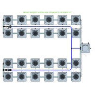 Alien Hydroponics RDWC - 24 Pot 4 Row