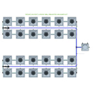 Alien Hydroponics RDWC - 24 Pot 4 Row
