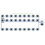 Alien Hydroponics RDWC - 27 Pot 3 Row