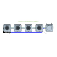 Alien Hydroponics RDWC - 4 Pot 1 Row