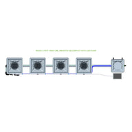 Alien Hydroponics RDWC - 4 Pot 1 Row