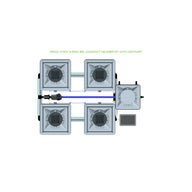 Alien Hydroponics RDWC - 4 Pot 2 Row