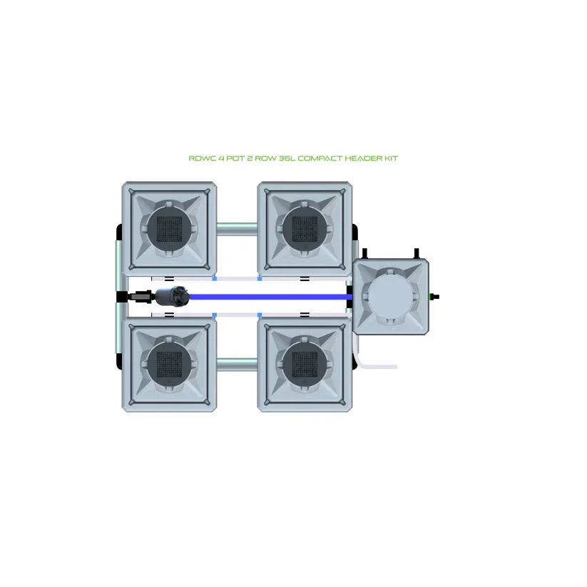 Alien Hydroponics RDWC - 4 Pot 2 Row