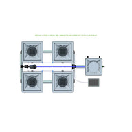 Alien Hydroponics RDWC - 4 Pot 2 Row