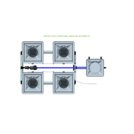 Alien Hydroponics RDWC - 4 Pot 2 Row