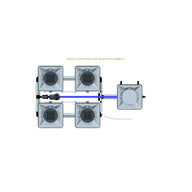 Alien Hydroponics RDWC - 4 Pot 2 Row