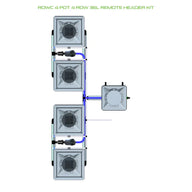 Alien Hydroponics RDWC - 4 Pot 4 Row