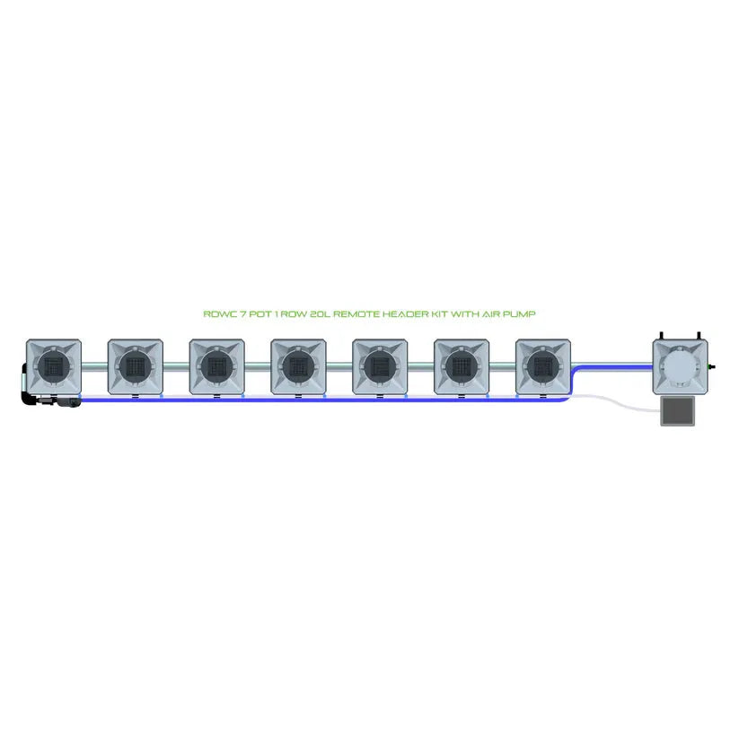 Alien Hydroponics RDWC - 7 Pot 1 Row
