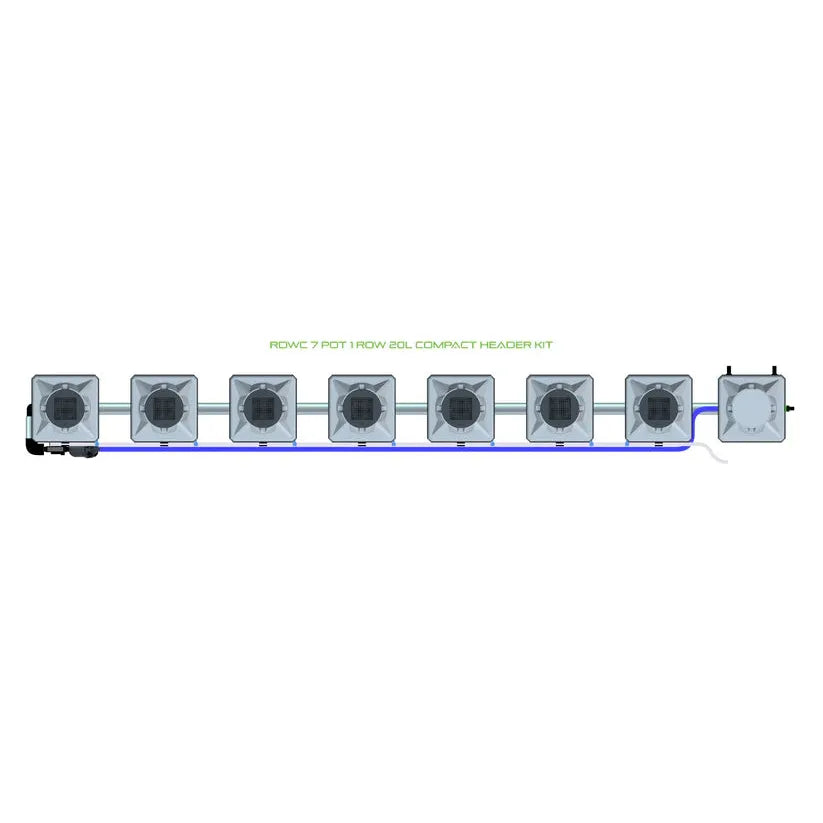 Alien Hydroponics RDWC - 7 Pot 1 Row