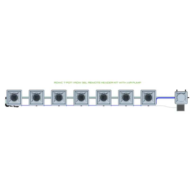 Alien Hydroponics RDWC - 7 Pot 1 Row