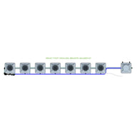 Alien Hydroponics RDWC - 7 Pot 1 Row