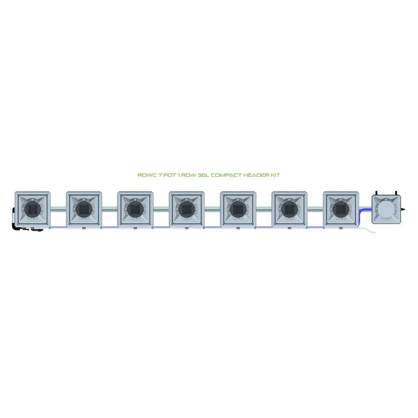 Alien Hydroponics RDWC - 7 Pot 1 Row