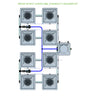 Alien Hydroponics RDWC - 8 Pot 4 Row