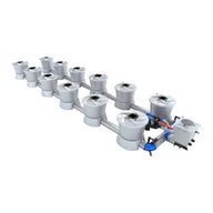 Alien Hydroponics V-System 12 Pot Deep Water Culture System 2 Rows