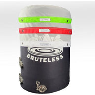 Boldtbags 32-gallon mesh bag kit with green, red, and white straps and a branded Brute tank.