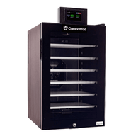 Black Cannatrol Cool Cure C WiFi drying and curing system with 6 shelves and a digital display.